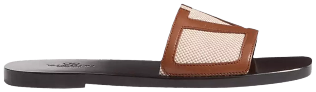 Шлепанцы Valentino Viva Superstar Slide 'Natural Tobacco', коричневый