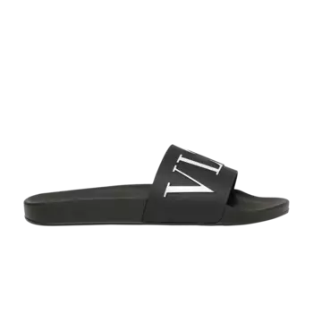 Шлепанцы Valentino VLTN Rubber Slider, черный