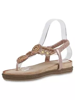 Шлепанцы VAN HILL Aurora, цвет rose gold