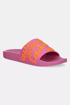 Шлепанцы Versace Jeans Couture, розовый