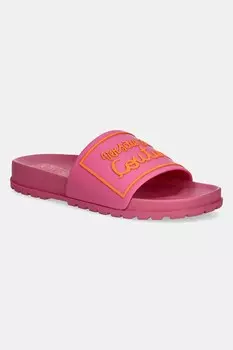 Шлепанцы Versace Jeans Couture, розовый