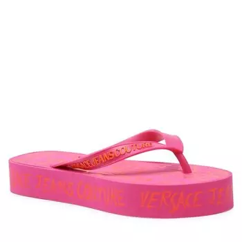 Шлепанцы Versace Jeans Couture, розовый цвет