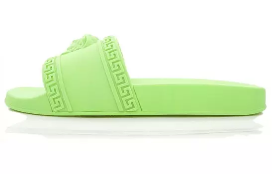 Шлепанцы Versace Palazzo Medusa, зеленый