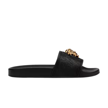 Шлепанцы Versace Wmns Palazzo Medusa Pool Slide, черный