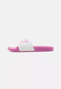 Шлепанцы VISIBILITY UNISEX EA7 Emporio Armani, цвет cyclamen/white