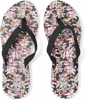 Шлепанцы Vista Loreto Roxy, цвет Black/Pink/Black