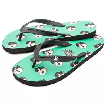 Шлепанцы Volcom Rocker 2, зеленый