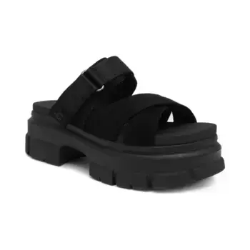 Шлепанцы Washton с добавлением кожи Ugg, черный
