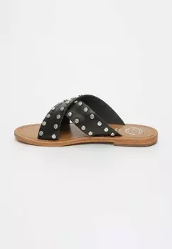 Шлепанцы White Sun, черный