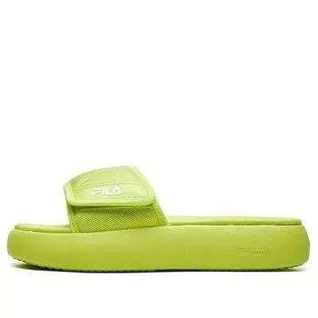 Шлепанцы (WMNS) Fila Fusion Slide 'Volt Green'