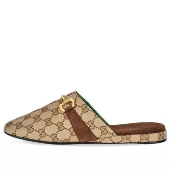 Шлепанцы (WMNS) Gucci GG Print Mules