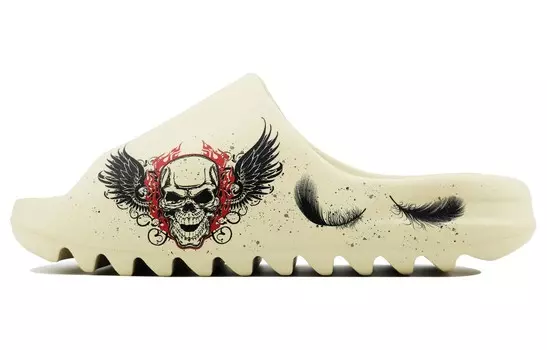 Шлепанцы Yeezy Slide унисекс черного цвета Adidas Originals