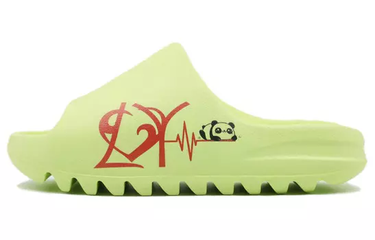 Шлепанцы Yeezy Slide унисекс зеленый Adidas Originals