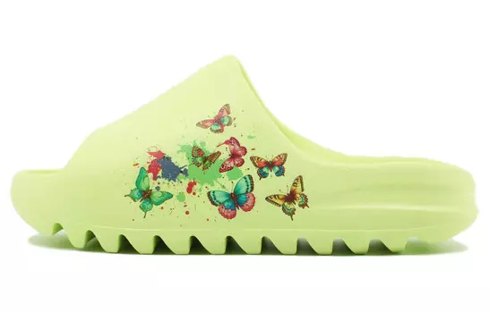 Шлепанцы Yeezy Slide унисекс зеленый Adidas Originals