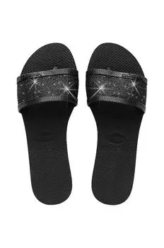 Шлепанцы YOU ANGRA GLITTER Havaianas, черный