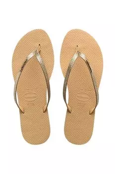 Шлепанцы YOU GLITTER Havaianas, золотой