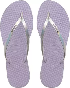 Шлепанцы You Metallic Flip Flop Sandal Havaianas, цвет Quiet Lilac 1