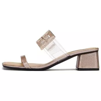 Шлепанцы женские 73Hours, серебряный