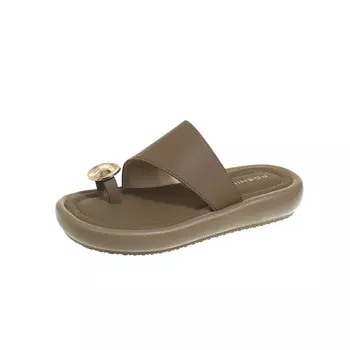 Шлепанцы женские Abcylm, бежевый