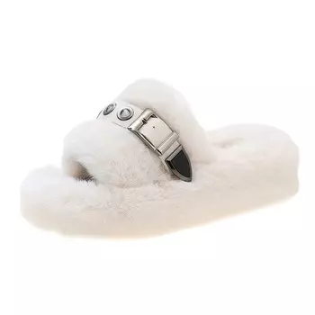 Шлепанцы женские Abcylm, бежевый