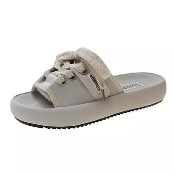 Шлепанцы женские Abcylm, бежевый