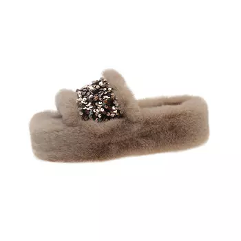 Шлепанцы женские Abcylm, черный