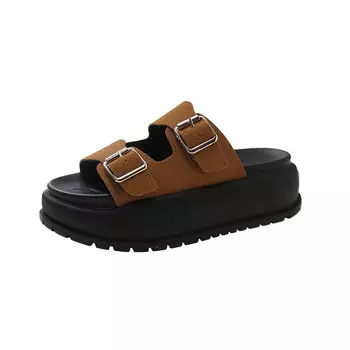 Шлепанцы женские Abcylm, хаки