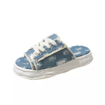 Шлепанцы женские Abcylm, темно-синий