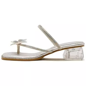 Шлепанцы женские Agsdon, цвет Champagne color - 442205