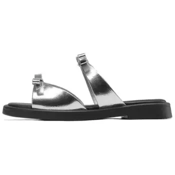 Шлепанцы женские Agsdon, серебряный