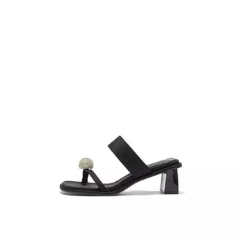 Шлепанцы женские Aita, серебряный