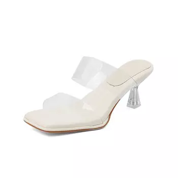 Шлепанцы женские Bai Shiting, серебряный