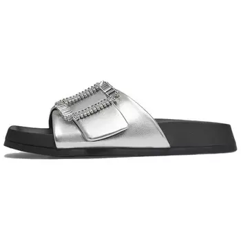 Шлепанцы женские Basto, серебряный