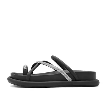 Шлепанцы женские Belle, черный