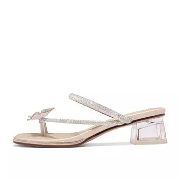 Шлепанцы женские Belle, цвет Silver White