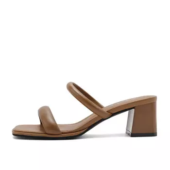 Шлепанцы женские Belle, коричневый