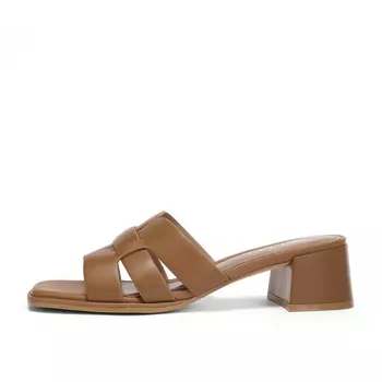 Шлепанцы женские Belle, коричневый