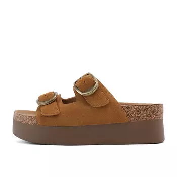 Шлепанцы женские Belle, светло-золотой