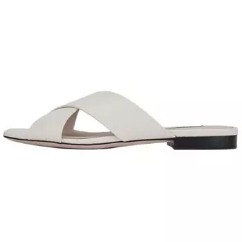 Шлепанцы женские белые Bally