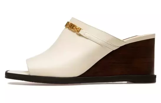 Шлепанцы женские белые Bally