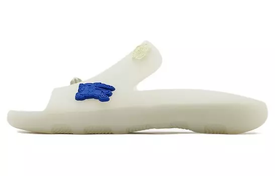 Шлепанцы женские белые Burberry