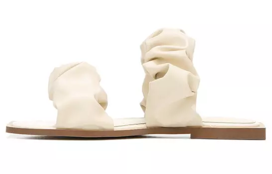 Шлепанцы женские белые Sam Edelman