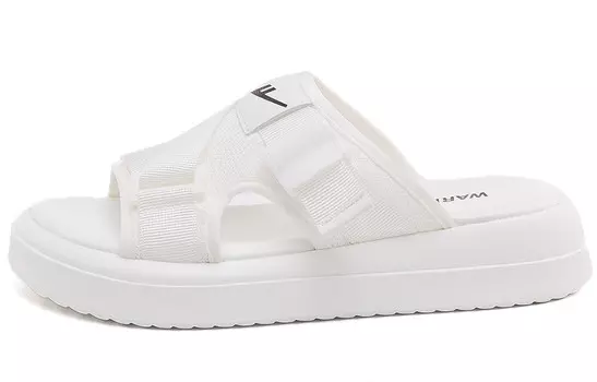 Шлепанцы женские белые Warrior