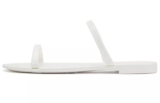 Шлепанцы женские белый Stuart Weitzman