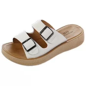 Шлепанцы женские белый Warrior