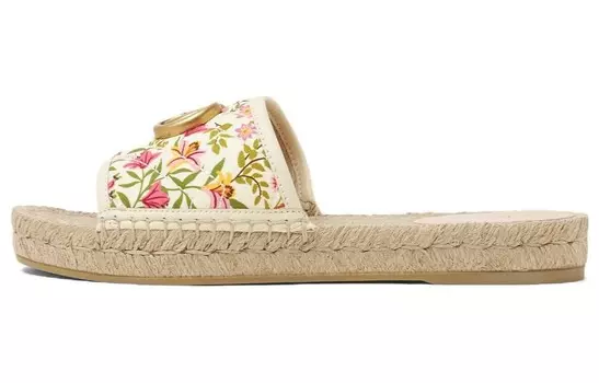 Шлепанцы женские бежевые Gucci