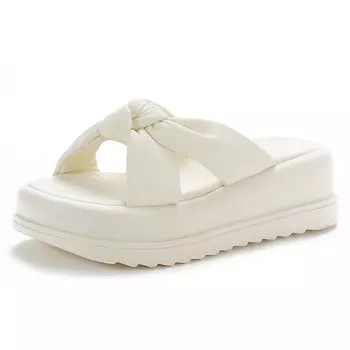 Шлепанцы женские бежевые Reihung