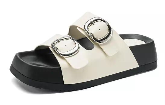 Шлепанцы женские бежевый Eblan