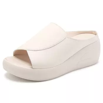 Шлепанцы женские бежевый Reivantix