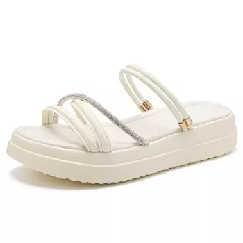 Шлепанцы женские бежевый Reivantix